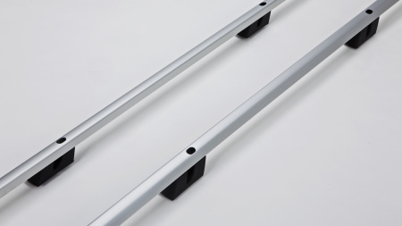 Рейлинги Сan Auto (VWT5.73.3812) Crown LWB Silver в штатные места для Volkswagen Multivan Длинная База T5, T6 2003+ от магазина ФаркопРос